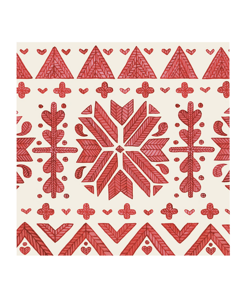 Fair Isle Cocktail Napkin