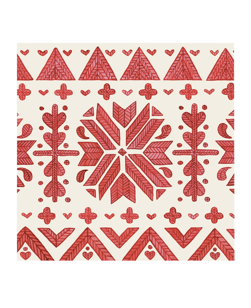 Fair Isle Cocktail Napkin