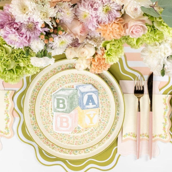 Floral Meadow Dessert Plates