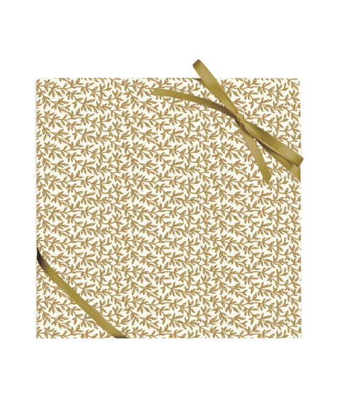 Gold Vines on Cream Stone Wrapping Sheets