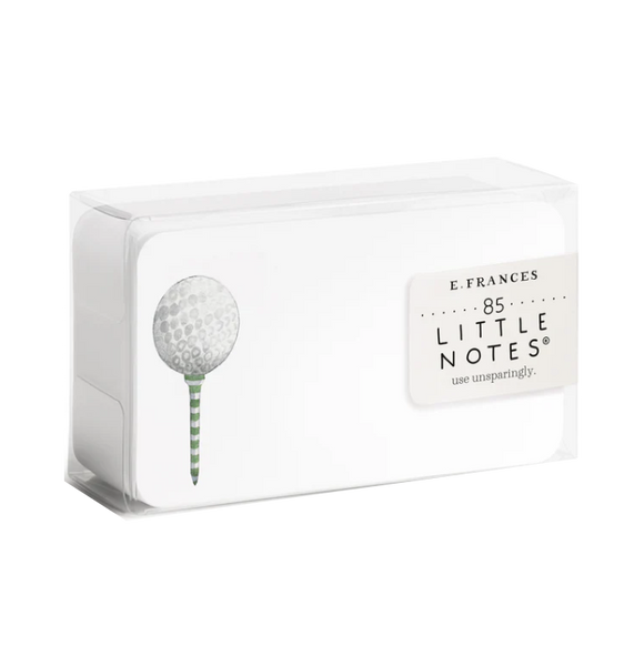 Golf Tee Little Notes® by E. Frances Paper