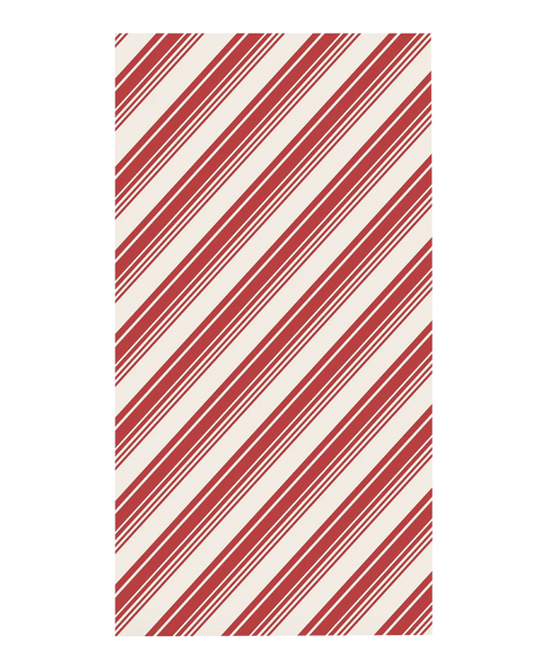 Peppermint Stripe Guest Napkin