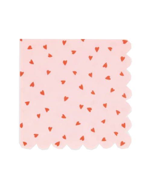 Heart Pattern Napkins