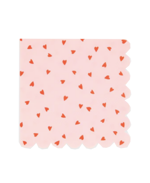 Heart Pattern Napkins