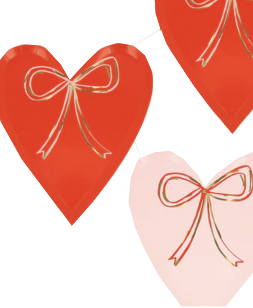 Heart with Bow Plates