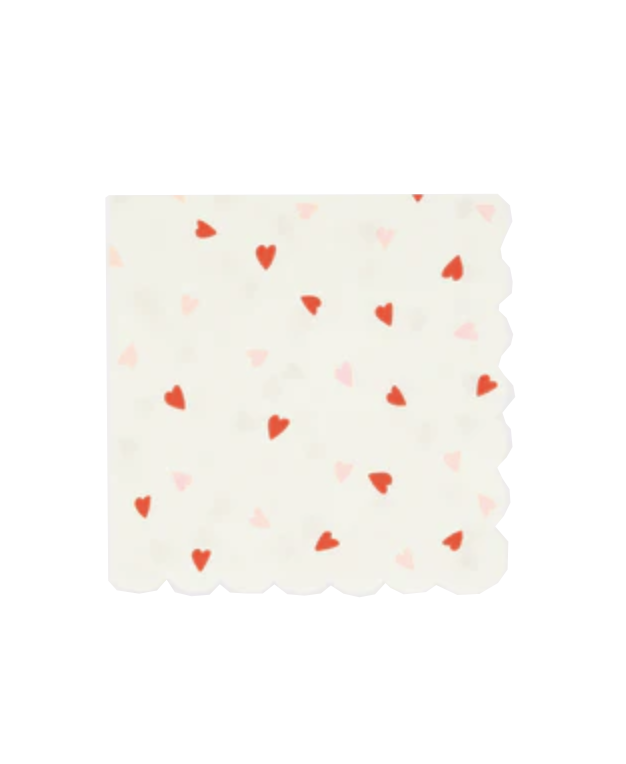 Heart Pattern Napkins