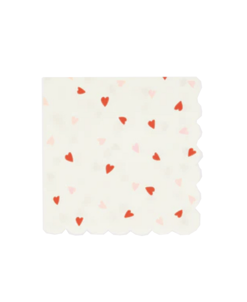 Heart Pattern Napkins