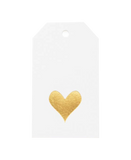 Gold Heart Gift Tag