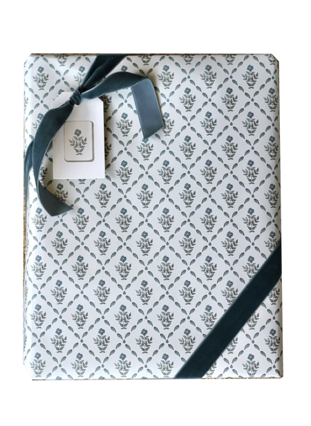 Henry Chocolate Gingham Wrapping Sheets