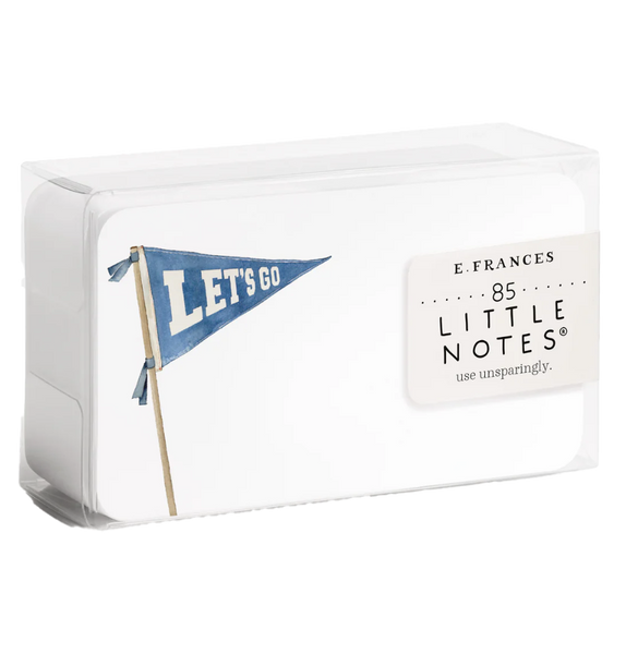 Let's Go Pennant Little Notes® by E. Frances Paper