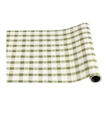 Moss Painted Check Runner