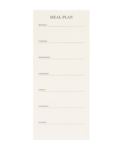 Meal Plan, Magnetic Notepad