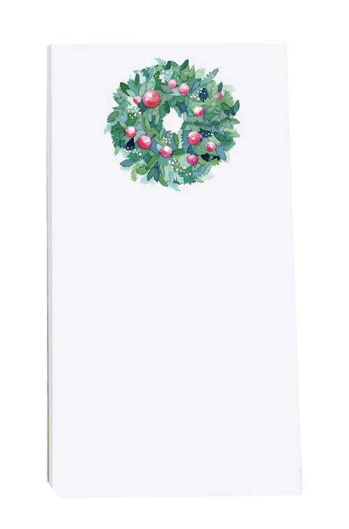 Comfort and Joy Wreath Notepad