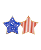 Stars and Stripes Star Shaped Plate