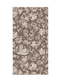 Brown Regal Peacock Guest Napkin