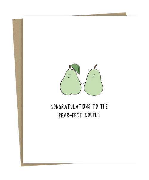 Congratulations To The Pear-Fect Couple