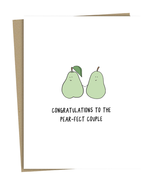 Congratulations To The Pear-Fect Couple