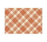 Orange Plaid Placemat