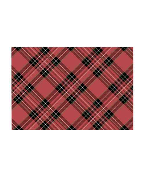 Red Plaid Placemat