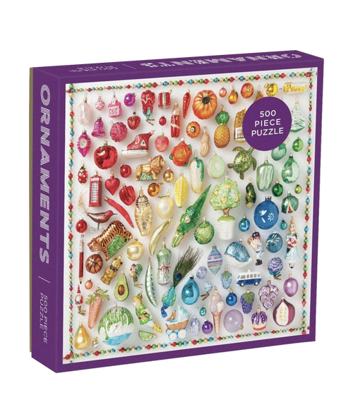 Rainbow Ornaments 500 Piece Puzzle