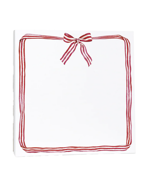 Red Ribbon Candy Chunky Notepad