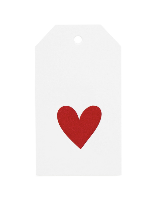 Red Heart Gift Tags