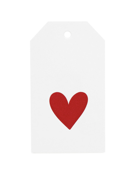 Red Heart Gift Tags