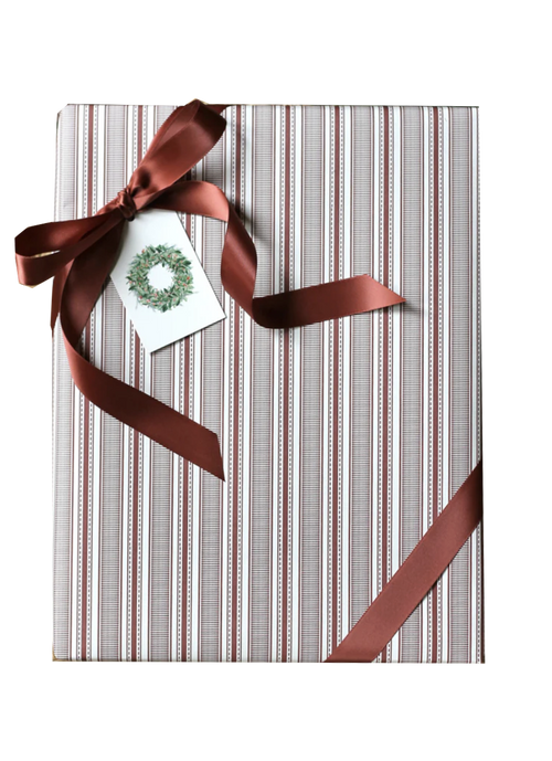 Grosgrain Stripe in Red Wrapping Sheets