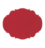 Die-cut Red French Frame Placemat