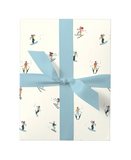 Skier Wrapping Paper Sheets
