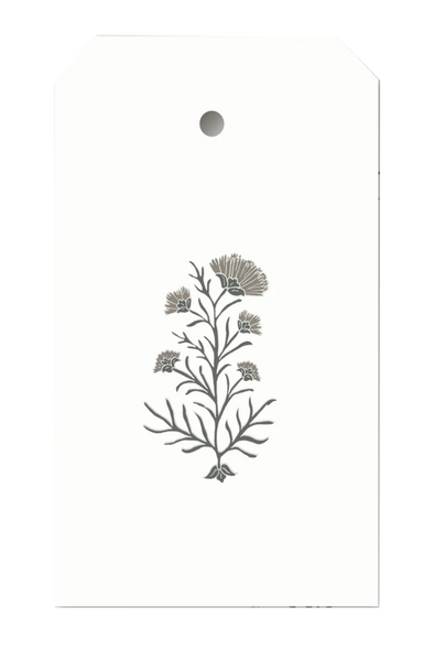 Charolette Spruce and Gold Tags