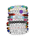 Eras Friendship Bracelets Sticker