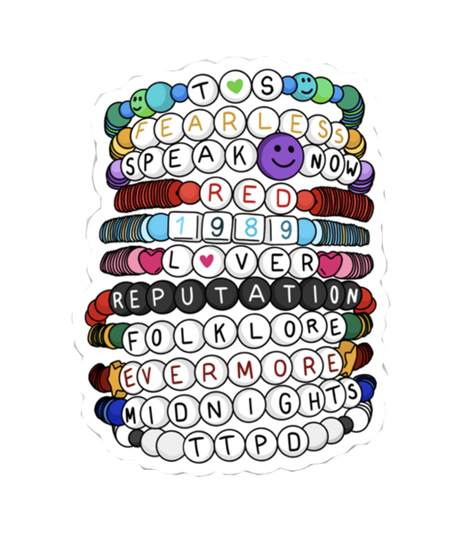 Eras Friendship Bracelets Sticker