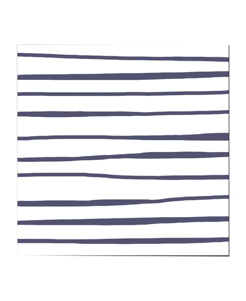 Navy Stripes Gift Wrap