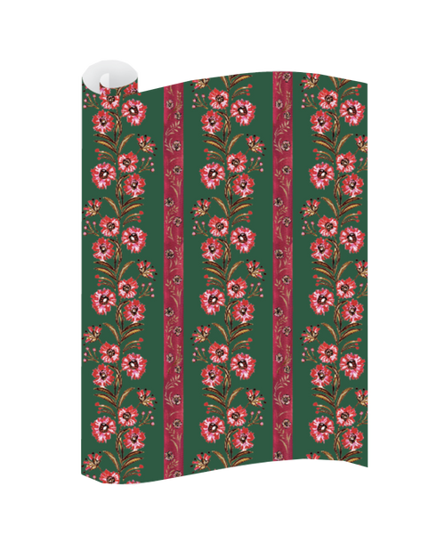 Ruby Vine Wrapping Paper Sheets