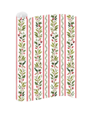 Holly Vine Wrapping Paper Sheets