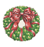 Die-cut Holiday Wreath Placemats