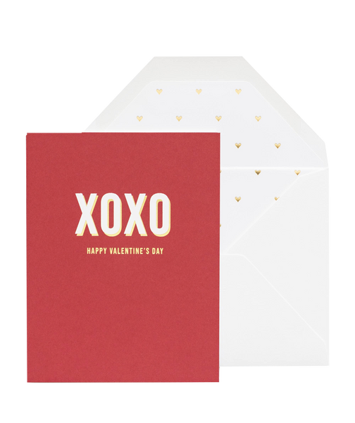 Xoxo Happy Valentine's Day Card