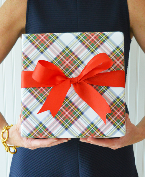 Stewart Plaid Gift Wrap Sheets