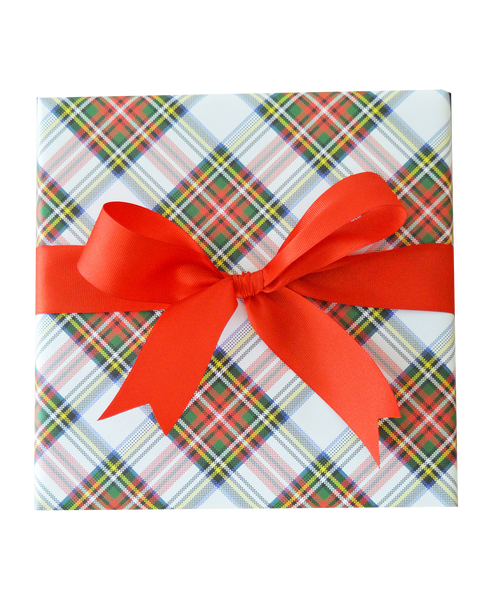 Stewart Plaid Gift Wrap Sheets