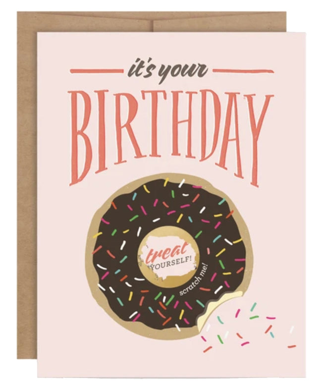 Birthday Donut Scratch-Off