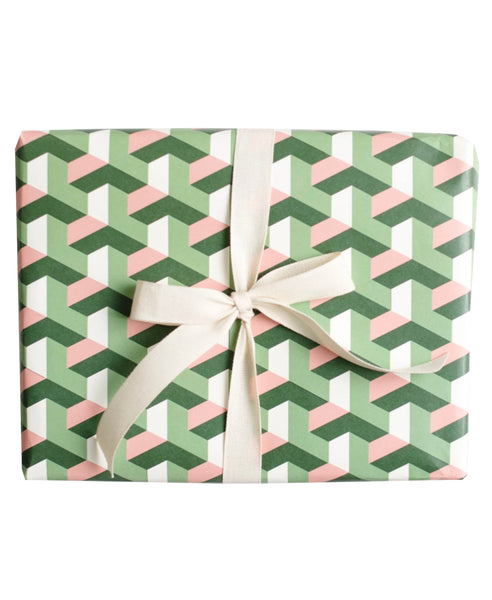 Geometric Tile Gift Wrap
