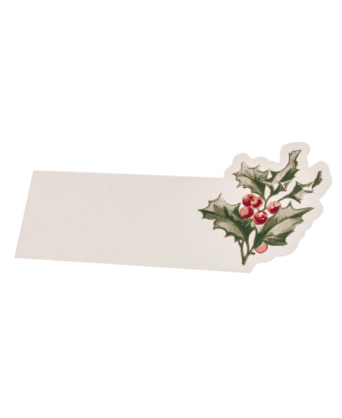Holly Place Cards
