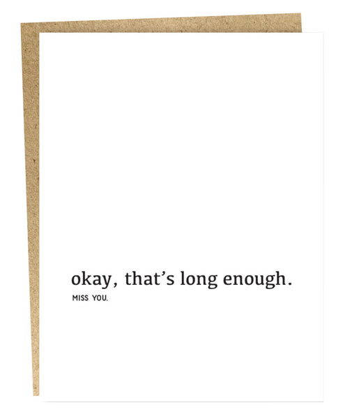 Long Enough