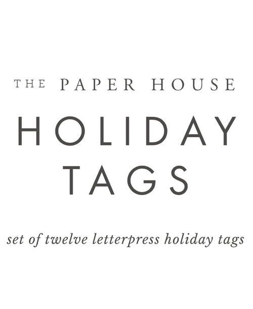 *The Paper House Gift Tags - Mixed Set