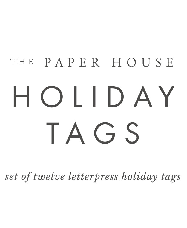 *The Paper House Gift Tags - Mixed Set