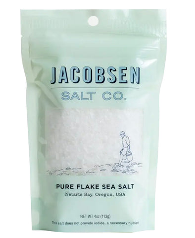 Hand-Harvested Pure Flake Finishing Salt, 4 oz, Jacobsen Salt Co.