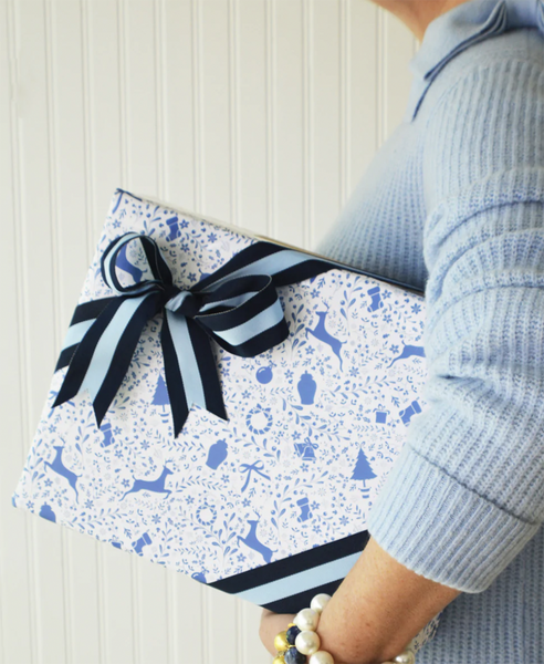 Christmas Toile Gift Wrap Sheets