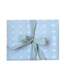 Holiday Blue Plaid Gift Wrap