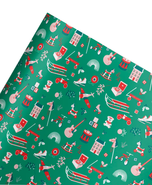 Classic Christmas Toys Gift Wrap